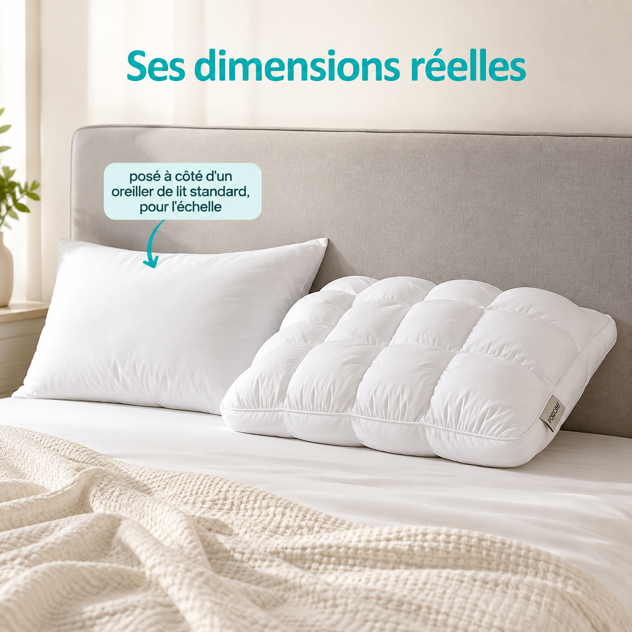 la taille réelle